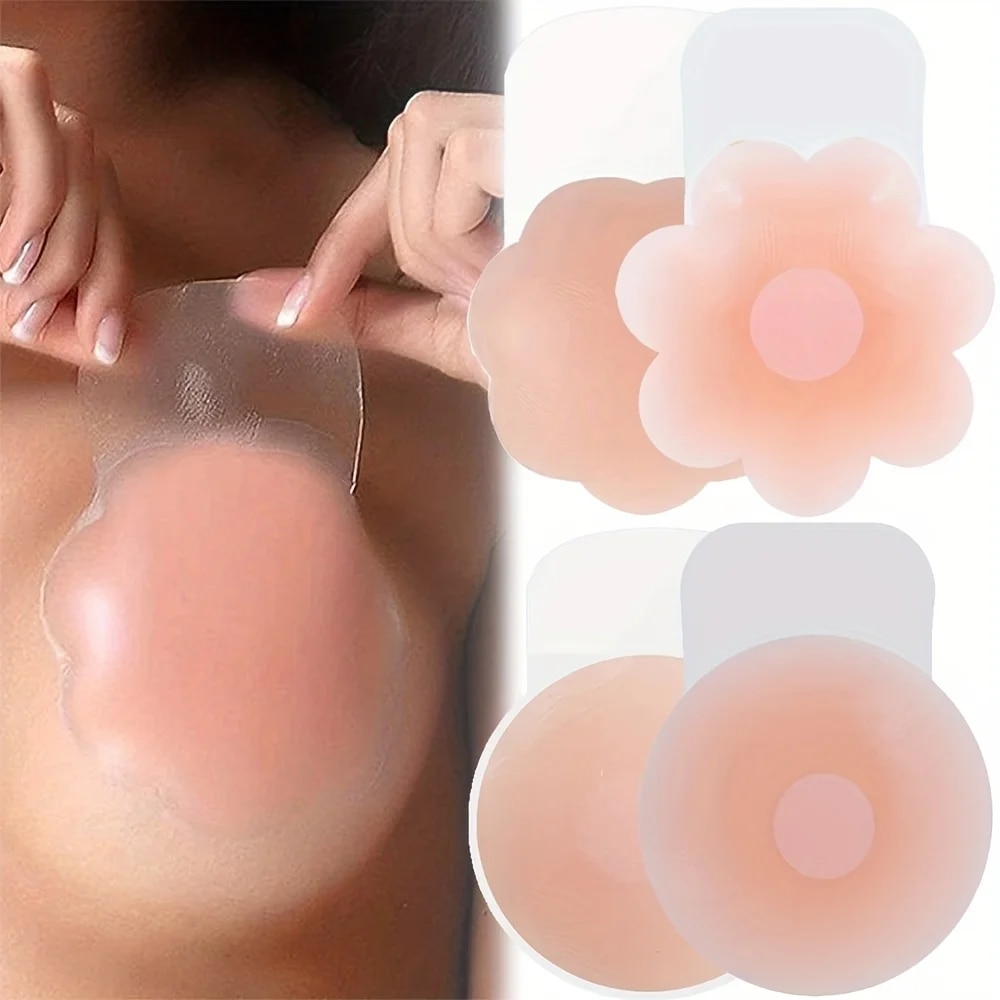 Push Up Bra Padded - 1 Paar Siliconen Tepel Cover Lift