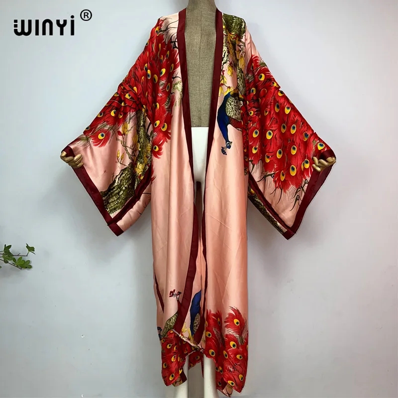 Robe Silk Women - WINYI 2022 Zomer Dames Cardigan Stitch