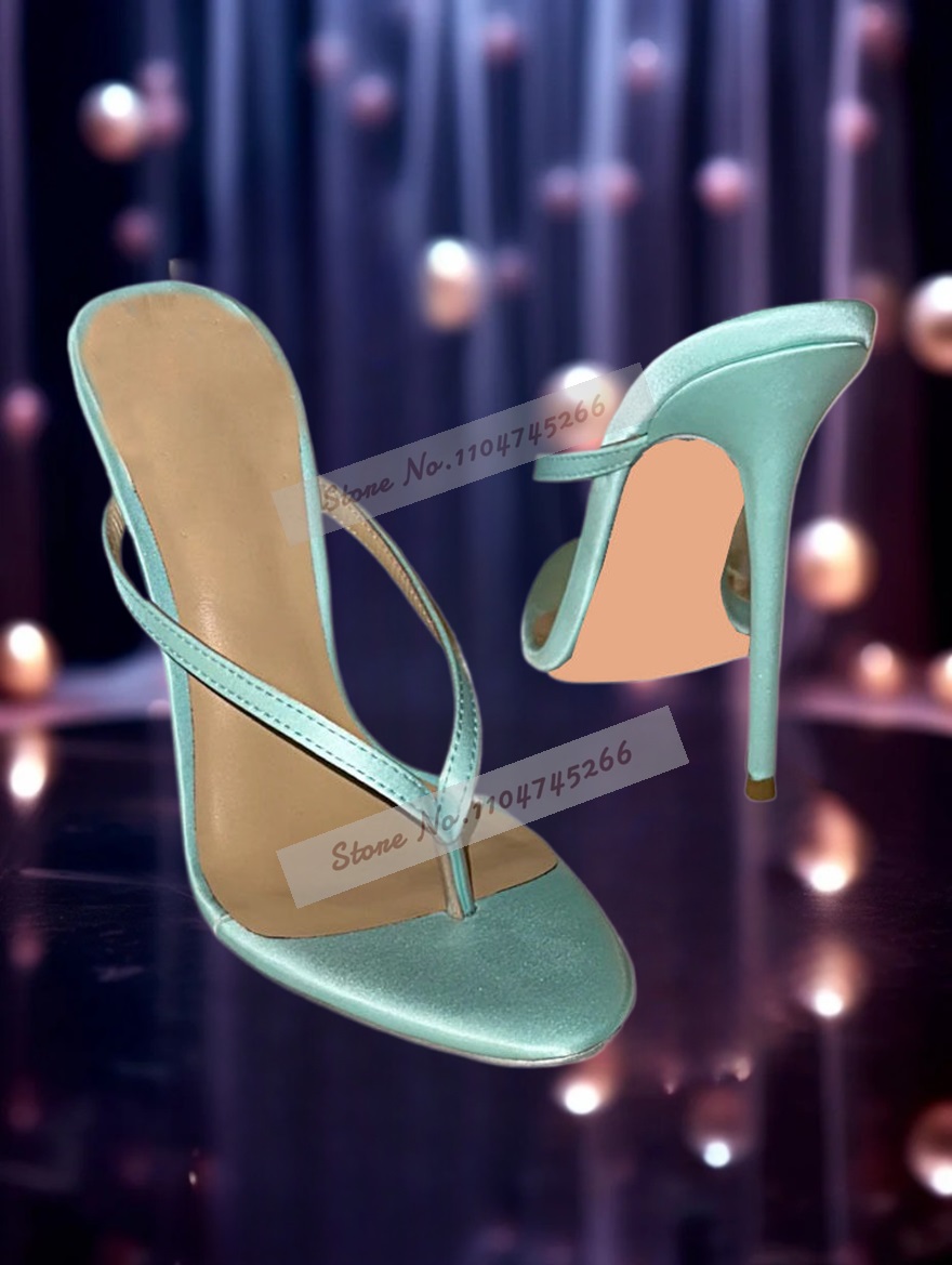 Lichtgroen Satijn Clip Toe Hog - Slip Dress Satin recensie en prijs