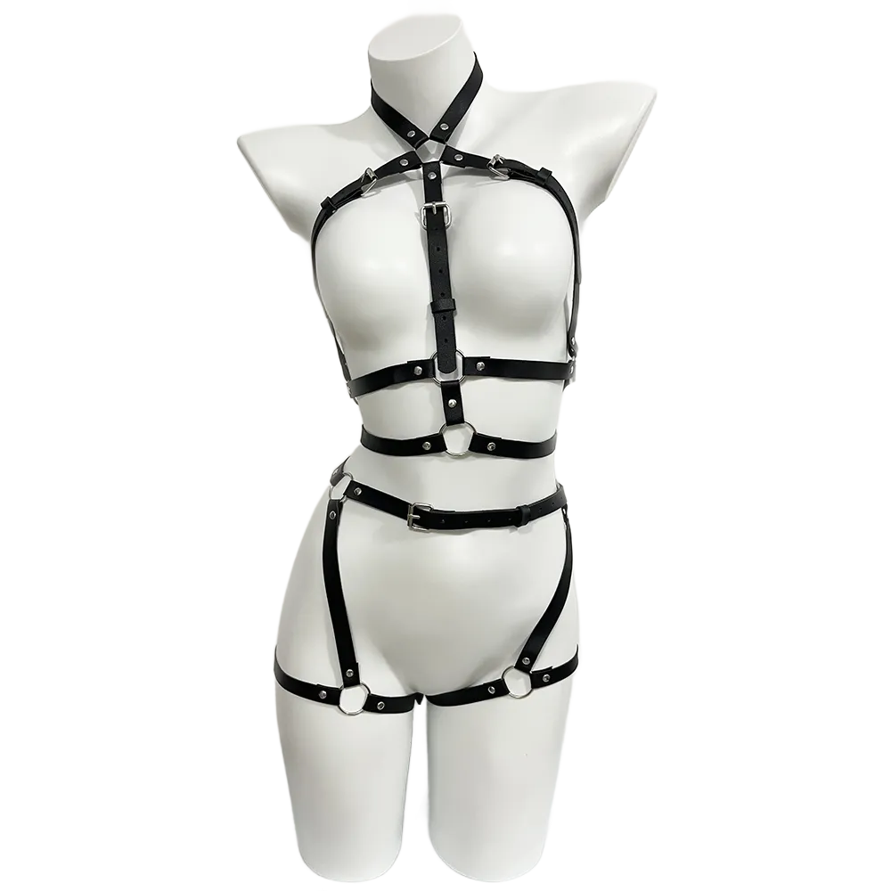 Harnas voor vrouwen Pu lederen - Garter Belt Set recensie en prijs