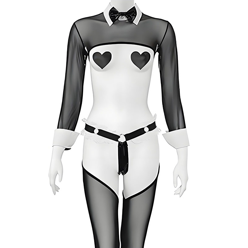Anime Bunny Maid Uniform Mesh  - Garter Belt Set recensie en prijs