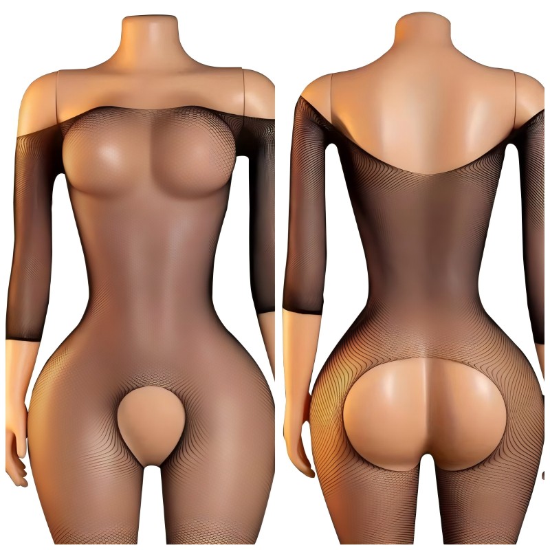 Sexy kruisloze panty's voor vr - Bodystocking Fishnet recensie en prijs