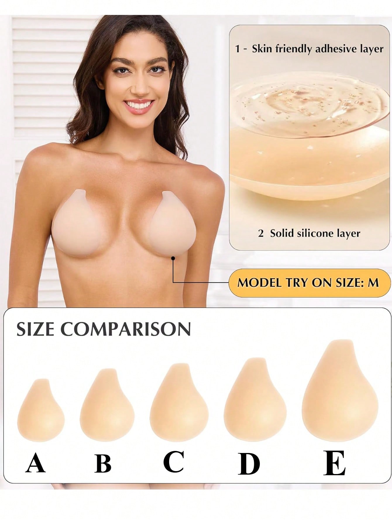 1 Paar Extra Lift-Bh-Plakkers  - Nipple Cover Pasties recensie en prijs