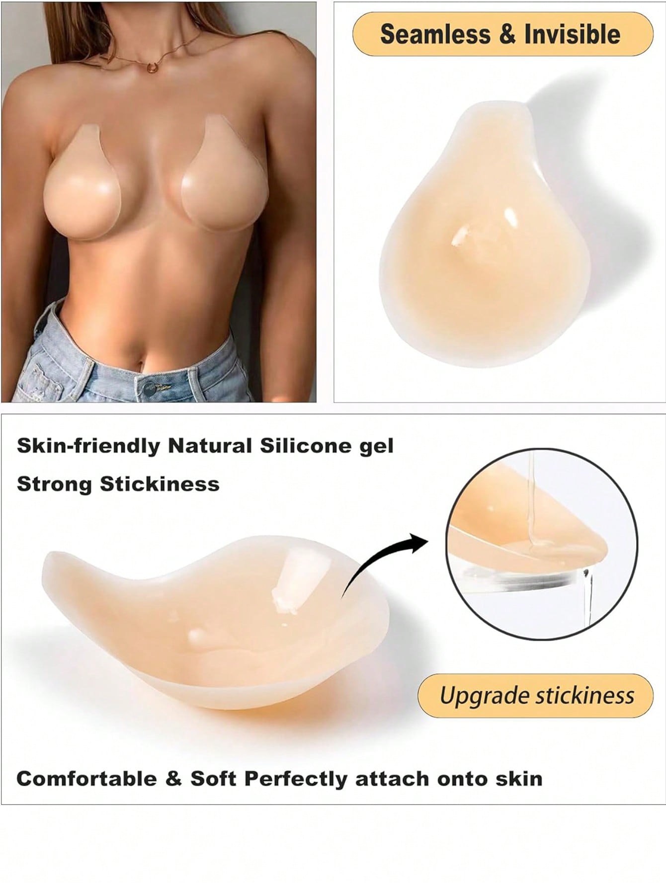 1 Paar Extra Lift-Bh-Plakkers  - Nipple Cover Pasties recensie en prijs