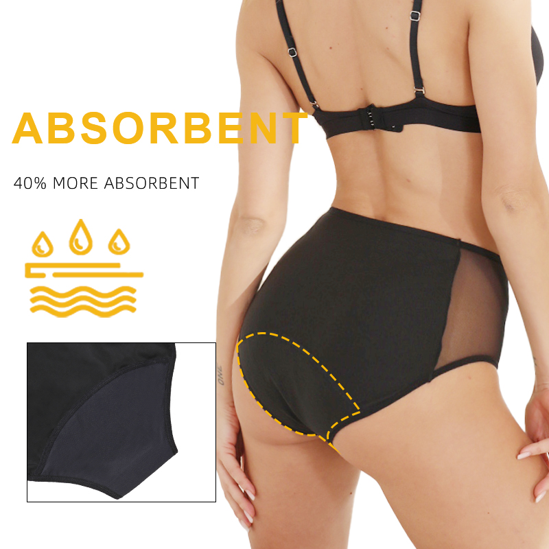 Dropshipping dames high-waist  - Period Panty Absorbent recensie en prijs